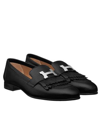 Hermes Women's Royal Loafer Black