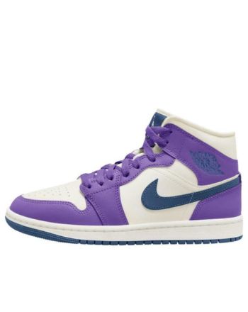 Jordan Air Jordan 1 Mid ??Purple White?? BQ6472-504